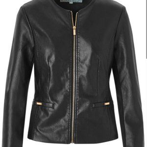 Faux Leather Jacket S/XS